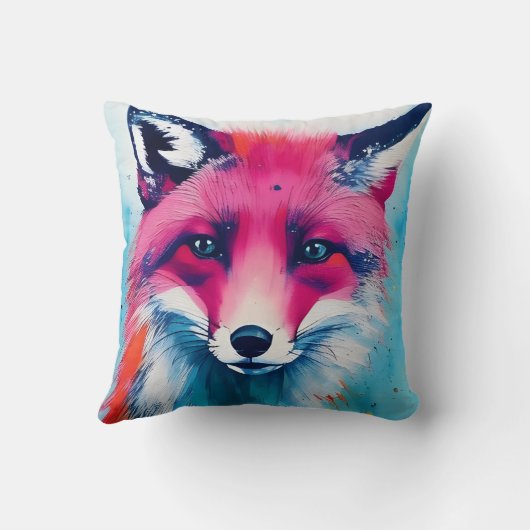 赤キツネ クッション (裏面)