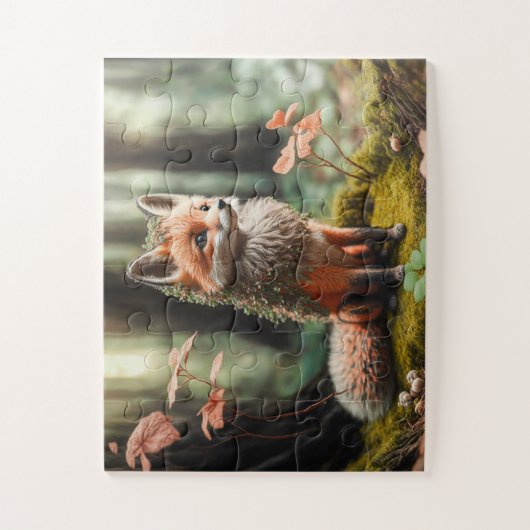 赤キツネ ジグソーパズル (縦)