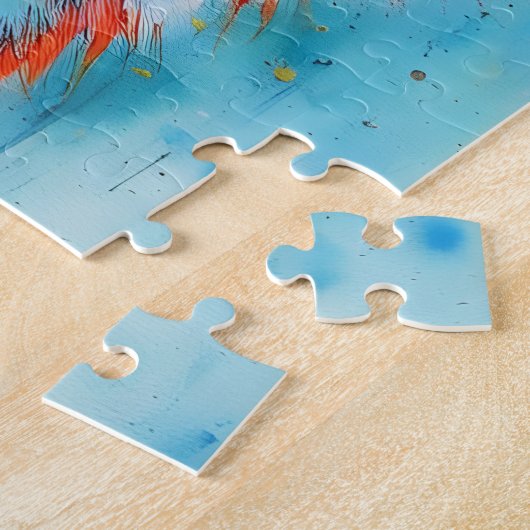 赤キツネ ジグソーパズル (側面)