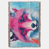 赤キツネ スローブランケット (正面縦)