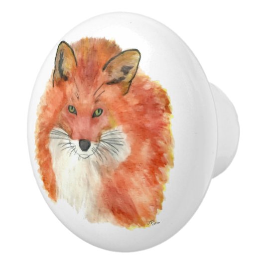 赤キツネ セラミックノブ (右)