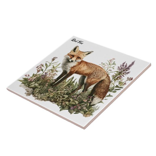 赤キツネ タイル (側面)