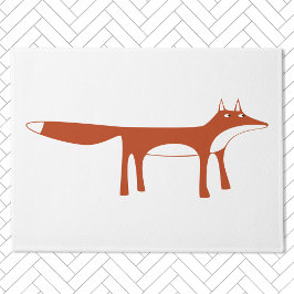 赤キツネ ドアマット