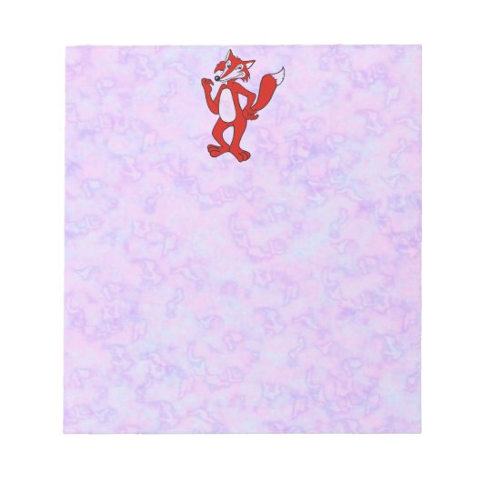 赤キツネ ノートパッド (正面)