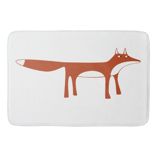 赤キツネ バスマット (正面)