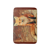 赤キツネ バスマット (正面縦)