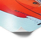 赤キツネ フォトプリント            (角)