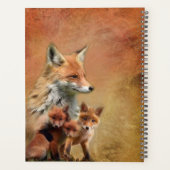 赤キツネ プランナー手帳 (裏面)