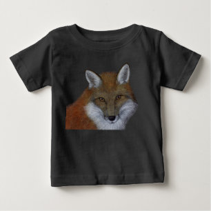 赤キツネ ベビーTシャツ