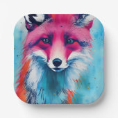 赤キツネ ペーパープレート (正面)