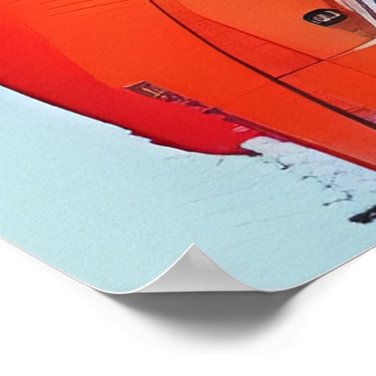 赤キツネ ポスター (角)