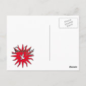 赤キツネ ポストカード (裏面)