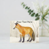 赤キツネ ポストカード (スタンド正面)