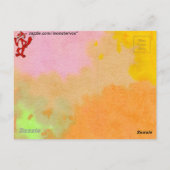 赤キツネ ポストカード (裏面)