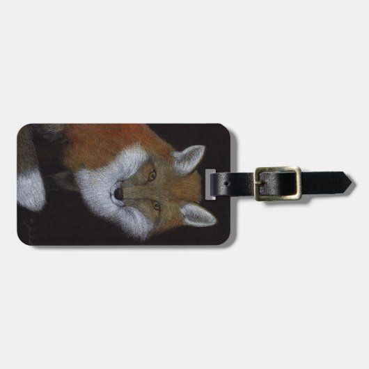 赤キツネ ラゲッジタグ (正面横)