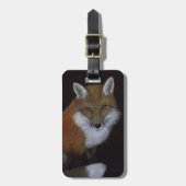 赤キツネ ラゲッジタグ (正面縦)