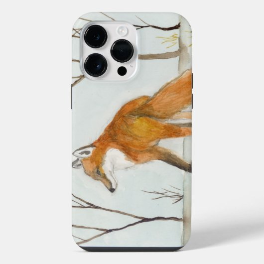 赤キツネ iPhoneケース (裏面)