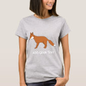 赤キツネ。 Tシャツ (正面)