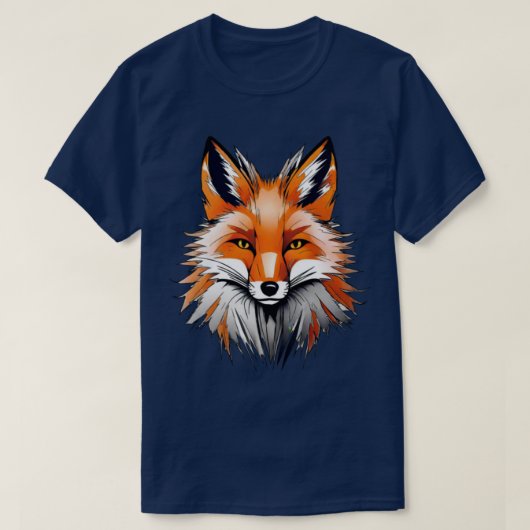赤キツネTシャツ Tシャツ (デザイン正面)