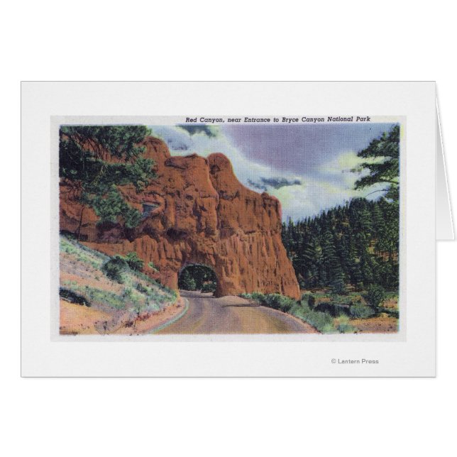 赤キャニオンのビュー、公園の入り口の近く (正面横)