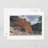 赤キャニオンのビュー、公園の入り口の近く ポストカード (正面/裏面)