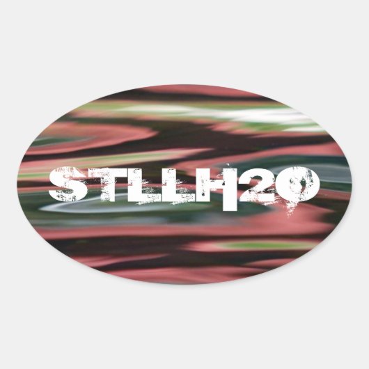 赤キャビン反射 楕円形シール (正面)