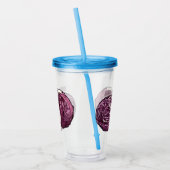 赤キャベツ漫画イラストレーション アクリルタンブラー (左)