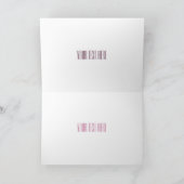 赤キャベツ漫画イラストレーション カード (内部)