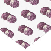 赤キャベツ漫画イラストレーション ショートテーブルランナー (コーナー)