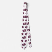 赤キャベツ漫画イラストレーション ネクタイ (正面)