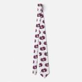 赤キャベツ漫画イラストレーション ネクタイ (裏面)