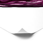 赤キャベツ漫画イラストレーション ポスター (コーナー)