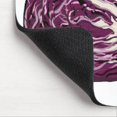 赤キャベツ漫画イラストレーション マウスパッド (コーナー)