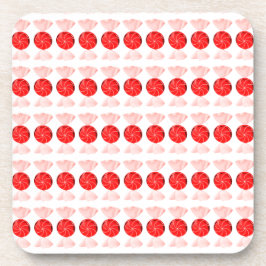 赤キャンディコースター（6セット） コースター