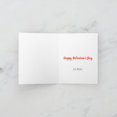 赤キャンディーガンボール最甘いバレンタイン シーズンカード (内部)