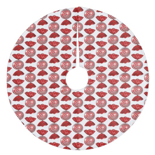 赤キャンディ4クリスマスツリースカート フリース ツリースカート (正面)