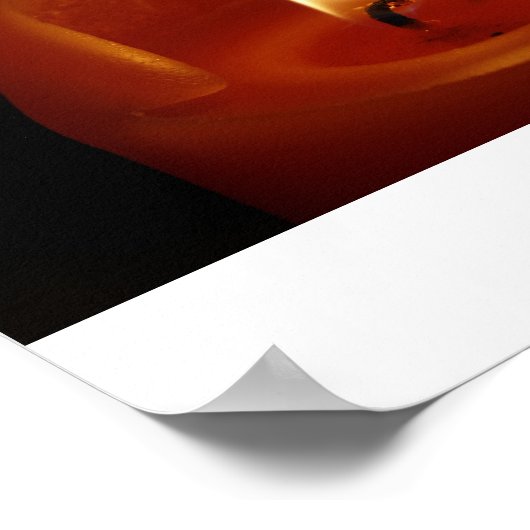 赤キャンドル ポスター (角)