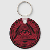 赤キーチェーン キーホルダー (正面)