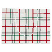 赤クラシックと緑の休日 ラージペーパーバッグ (裏面)