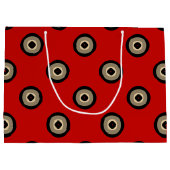 赤クラシックと黒 ラージペーパーバッグ (裏面)