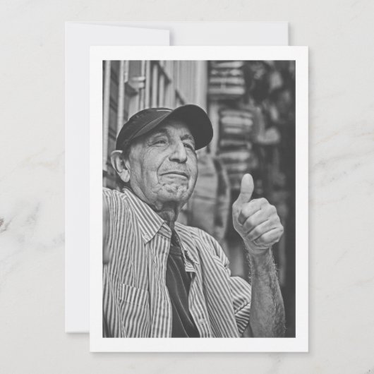 赤クラシックアンティーク車オス写真誕生日 招待状 (裏面)