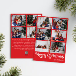 赤クラシックメリークリスマス縦10枚 シーズンカード