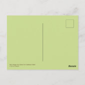 赤クラシックヴィンテージ車ダッシュボード詳細 ポストカード (裏面)