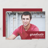 赤クラシック卒業のお知らせ – 招待状 (正面/裏面)