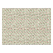 赤クラシック緑のクリスマスグリーン テーブルクロス (正面(横))