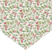 赤クラシック緑のクリスマスグリーン テーブルクロス (アングル)