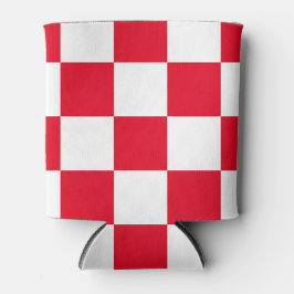 赤クロアチオはっきりした幾何市松模様にクーラーボックス 缶クーラー