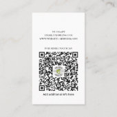 赤クールファンキーミュージシャン&ソングライター写真の追加 名刺 (裏面)