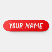 赤クール色 スケートボード (横)