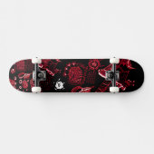 赤クール黒 スケートボード (横)